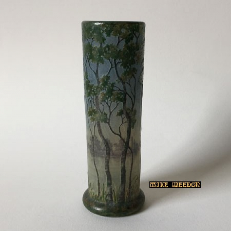 Thomas Webb & Sons Queens Burmese Glass Posy Vase (c.1900)