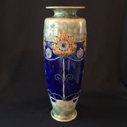 Loetz Iridescent Glass Vase with Two Handles. (c.1900)